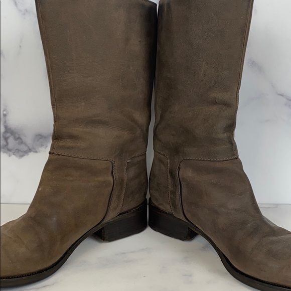 COLE HAAN Nike Air Leora distress moto boots sz 8 - Picture 6 of 9